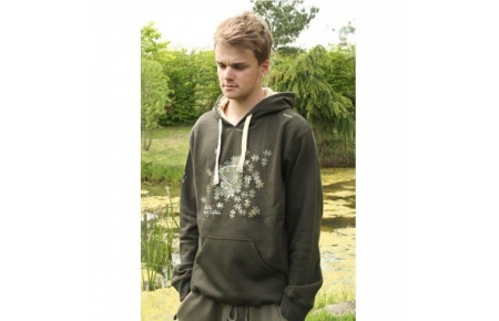 Nash Jigsaw Hoodie Groen (Small)