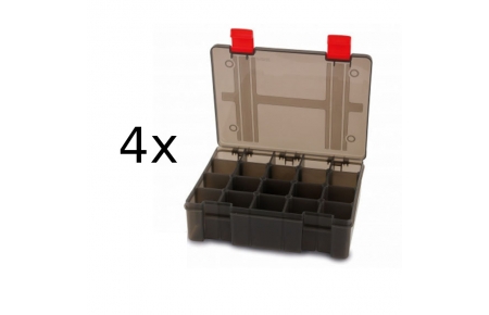 4x Fox Rage Stack n Store Lure Box (20 Compartimenten)