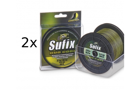 2x Sufix Duo Core (1x 0,25mm & 1x 0,28mm)